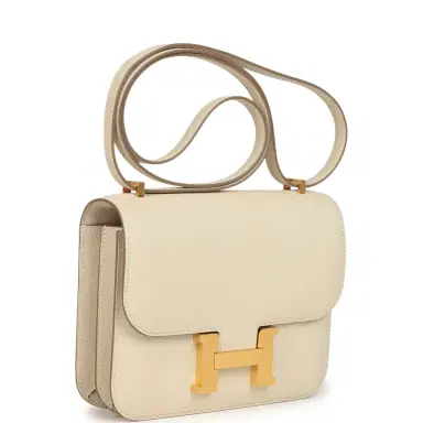 HERMÈS Hermes Constance 18 Craie Epsom Gold Hardware | Thumbnail 2 HERMÈS Hermes Constance 18 Craie Epsom Gold Hardware | Thumbnail 2