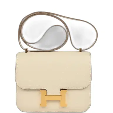 HERMÈS Hermes Constance 18 Craie Epsom Gold Hardware | Thumbnail 1 HERMÈS Hermes Constance 18 Craie Epsom Gold Hardware | Thumbnail 1