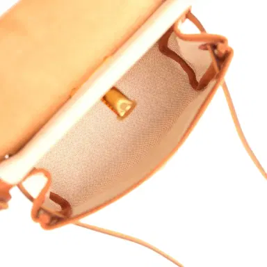HERMÈS Hermes Herbag Zip 20 Mini Ecru and Beige Toile H Canvas and Fauve Vache Hunter Gold Hardware | Thumbnail 11 HERMÈS Hermes Herbag Zip 20 Mini Ecru and Beige Toile H Canvas and Fauve Vache Hunter Gold Hardware | Thumbnail 11
