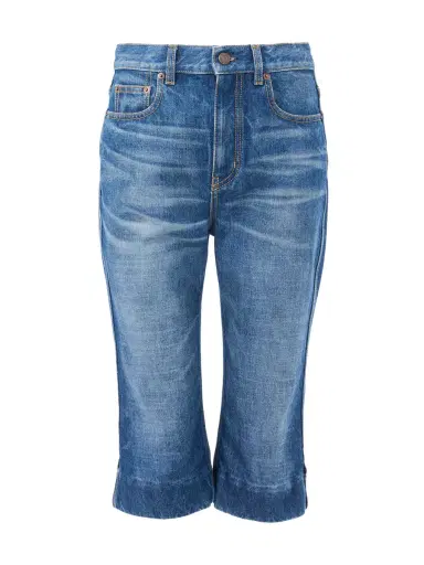 Chloé High-Rise Denim Capris | Thumbnail 1 Chloé High-Rise Denim Capris | Thumbnail 1