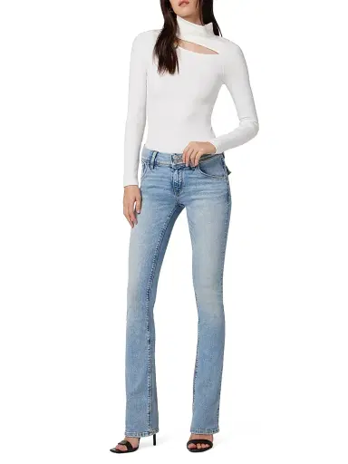 Hudson Jeans Women's Beth Mid-Rise Baby Boot-Cut Jeans - Motion | Thumbnail 2 Hudson Jeans Women's Beth Mid-Rise Baby Boot-Cut Jeans - Motion | Thumbnail 2