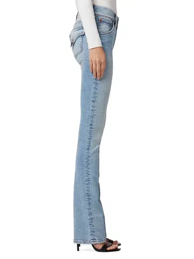 Hudson Jeans Women's Beth Mid-Rise Baby Boot-Cut Jeans - Motion | Thumbnail 4 Hudson Jeans Women's Beth Mid-Rise Baby Boot-Cut Jeans - Motion | Thumbnail 4