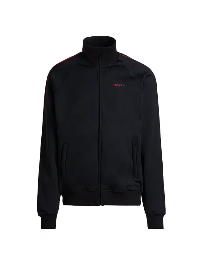 Men's Logo Cotton-Blend Track Jacket - Midnight Men's Logo Cotton-Blend Track Jacket - Midnight
