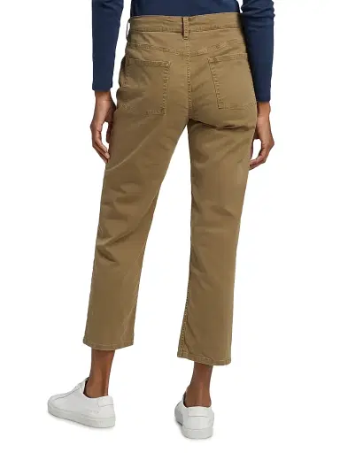 Nili Lotan Women's Lorimer Stretch-Cotton Crop Pants | Thumbnail 5 Nili Lotan Women's Lorimer Stretch-Cotton Crop Pants | Thumbnail 5