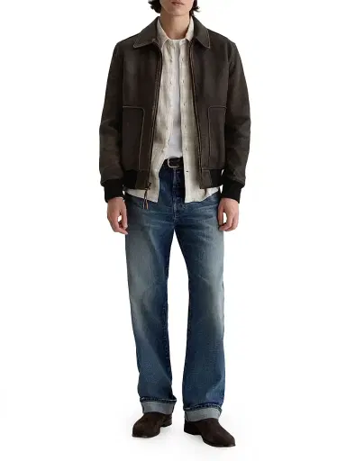 AG Jeans Men's Charles Leather Adventure Jacket - Adventure | Thumbnail 2 AG Jeans Men's Charles Leather Adventure Jacket - Adventure | Thumbnail 2