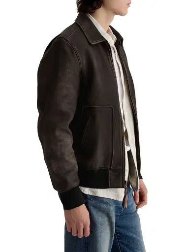 AG Jeans Men's Charles Leather Adventure Jacket - Adventure | Thumbnail 5 AG Jeans Men's Charles Leather Adventure Jacket - Adventure | Thumbnail 5