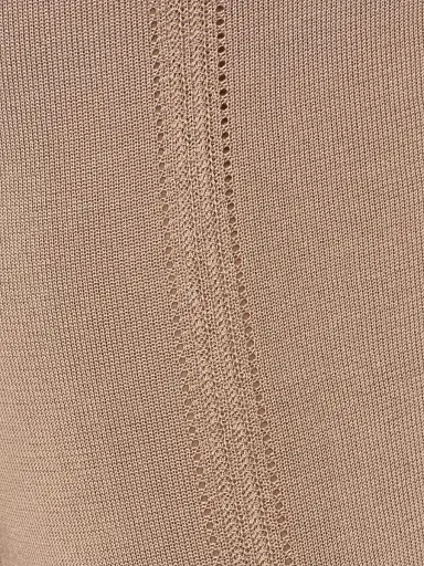 L'Agence Women's Delma Open Collar Knit Maxi Dress - Almond - Size Small | Thumbnail 7 L'Agence Women's Delma Open Collar Knit Maxi Dress - Almond - Size Small | Thumbnail 7