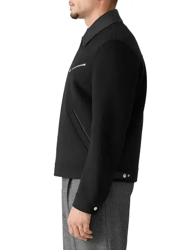 Mackage Men's Hayes Double-Faced Wool Jacket - Black | Thumbnail 4 Mackage Men's Hayes Double-Faced Wool Jacket - Black | Thumbnail 4