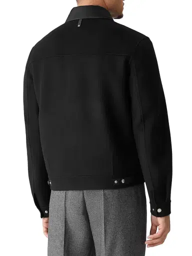 Mackage Men's Hayes Double-Faced Wool Jacket - Black | Thumbnail 5 Mackage Men's Hayes Double-Faced Wool Jacket - Black | Thumbnail 5