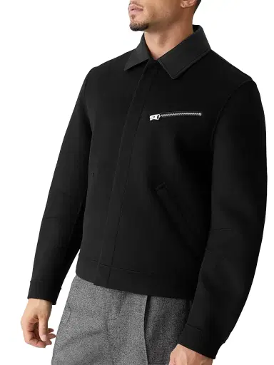 Mackage Men's Hayes Double-Faced Wool Jacket - Black | Thumbnail 7 Mackage Men's Hayes Double-Faced Wool Jacket - Black | Thumbnail 7