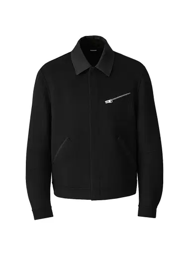 Mackage Men's Hayes Double-Faced Wool Jacket - Black | Thumbnail 1 Mackage Men's Hayes Double-Faced Wool Jacket - Black | Thumbnail 1