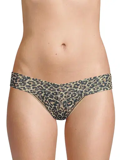 Hanky Panky Women's Classic Leopard Lace Low-Rise Thong | Thumbnail 3 Hanky Panky Women's Classic Leopard Lace Low-Rise Thong | Thumbnail 3