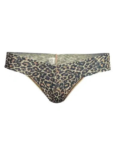Hanky Panky Women's Classic Leopard Lace Low-Rise Thong | Thumbnail 1 Hanky Panky Women's Classic Leopard Lace Low-Rise Thong | Thumbnail 1