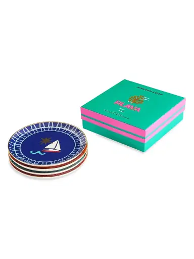 Jonathan Adler Playa 4-Piece Small Plates Set | Thumbnail 2 Jonathan Adler Playa 4-Piece Small Plates Set | Thumbnail 2