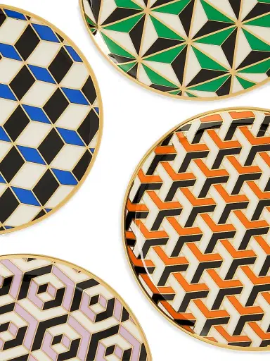 Jonathan Adler Versailles 4-Piece Small Plates Set | Thumbnail 4 Jonathan Adler Versailles 4-Piece Small Plates Set | Thumbnail 4