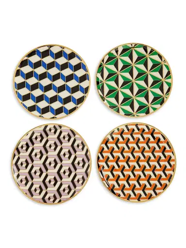 Jonathan Adler Versailles 4-Piece Small Plates Set | Thumbnail 1 Jonathan Adler Versailles 4-Piece Small Plates Set | Thumbnail 1