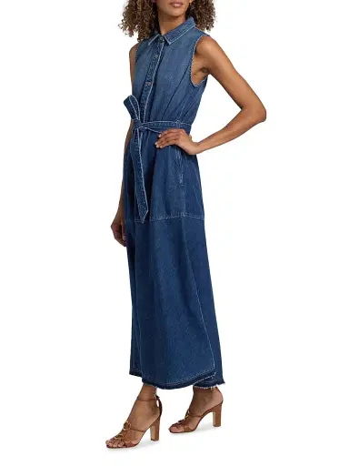 Kobi Halperin Women's Addison Denim Self-Belt Maxi Shirtdress | Thumbnail 4 Kobi Halperin Women's Addison Denim Self-Belt Maxi Shirtdress | Thumbnail 4