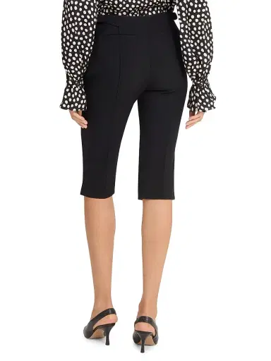 Chloé Women's Seamed Wool Capri Trousers - Black | Thumbnail 5 Chloé Women's Seamed Wool Capri Trousers - Black | Thumbnail 5