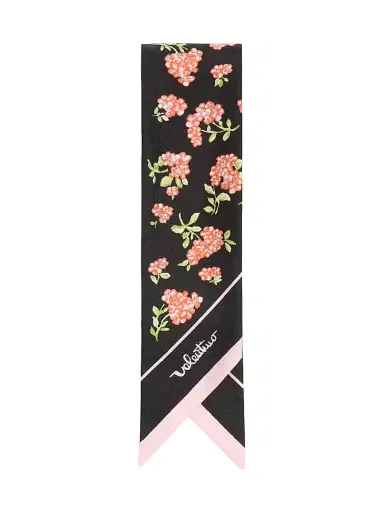 Valentino Garavani Women's Ramage Fiorellini Silk Bandeau Scarf | Thumbnail 4 Valentino Garavani Women's Ramage Fiorellini Silk Bandeau Scarf | Thumbnail 4