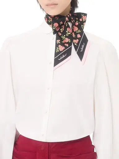 Valentino Garavani Women's Ramage Fiorellini Silk Bandeau Scarf | Thumbnail 1 Valentino Garavani Women's Ramage Fiorellini Silk Bandeau Scarf | Thumbnail 1