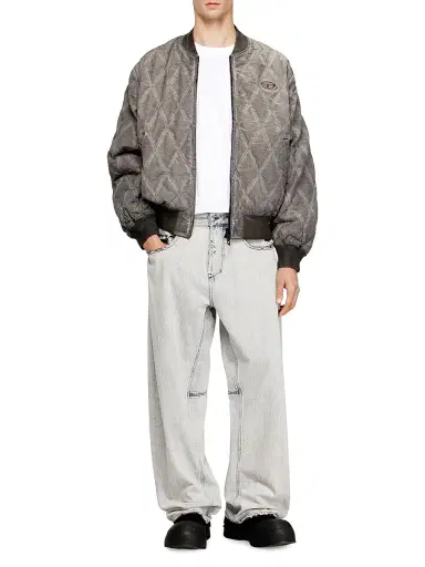 Diesel Men's Treat Diamond-Quilted Bomber Jacket | Thumbnail 2 Diesel Men's Treat Diamond-Quilted Bomber Jacket | Thumbnail 2