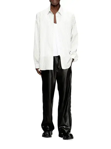 Diesel Men's Striped Classic Button-Front Shirt - | Thumbnail 2 Diesel Men's Striped Classic Button-Front Shirt - | Thumbnail 2