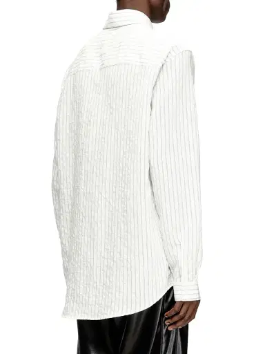 Diesel Men's Striped Classic Button-Front Shirt - | Thumbnail 4 Diesel Men's Striped Classic Button-Front Shirt - | Thumbnail 4