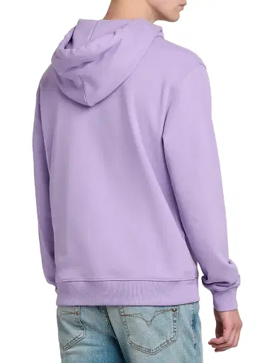 Versace Jeans Couture Men's Logo Hooded Sweatshirt - Lilac - Size XXL | Thumbnail 5 Versace Jeans Couture Men's Logo Hooded Sweatshirt - Lilac - Size XXL | Thumbnail 5