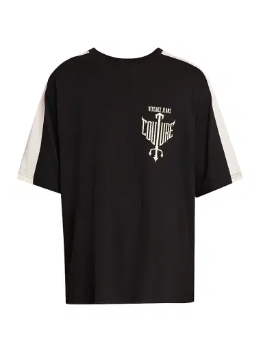Versace Jeans Couture Men's Logo Relaxed-Fit T-Shirt | Thumbnail 1 Versace Jeans Couture Men's Logo Relaxed-Fit T-Shirt | Thumbnail 1
