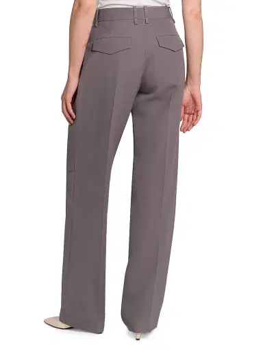 Jil Sander Women's Pleat-Front Wool Gabardine Trousers | Thumbnail 5 Jil Sander Women's Pleat-Front Wool Gabardine Trousers | Thumbnail 5