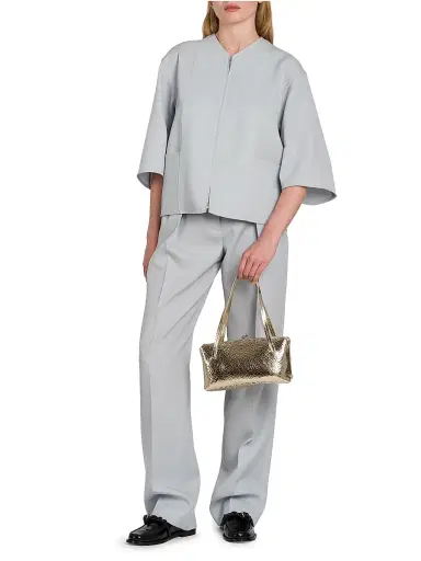 Jil Sander Women's Wool Relaxed-Fit Jacket | Thumbnail 2 Jil Sander Women's Wool Relaxed-Fit Jacket | Thumbnail 2