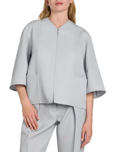 Jil Sander Women's Wool Relaxed-Fit Jacket | Thumbnail 3 Jil Sander Women's Wool Relaxed-Fit Jacket | Thumbnail 3