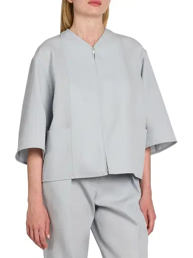 Jil Sander Women's Wool Relaxed-Fit Jacket | Thumbnail 4 Jil Sander Women's Wool Relaxed-Fit Jacket | Thumbnail 4