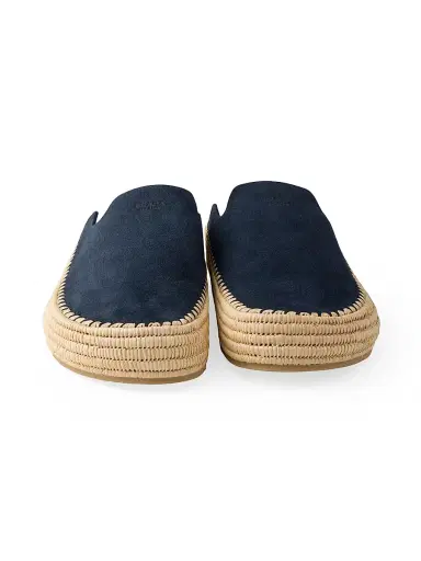 Prada Men's Suede Mules - Blue - Size 11 | Thumbnail 2 Prada Men's Suede Mules - Blue - Size 11 | Thumbnail 2