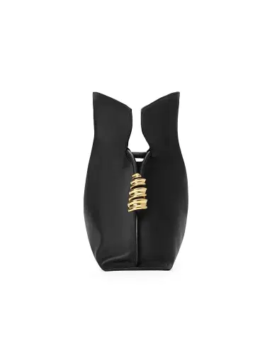 Loewe Women's Coil Flamenco Medium Leather Clutch - Black | Thumbnail 5 Loewe Women's Coil Flamenco Medium Leather Clutch - Black | Thumbnail 5