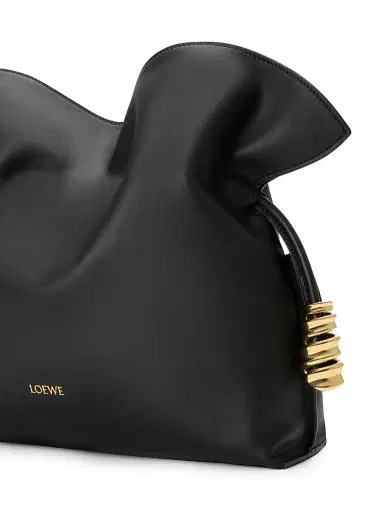 Loewe Women's Coil Flamenco Medium Leather Clutch - Black | Thumbnail 7 Loewe Women's Coil Flamenco Medium Leather Clutch - Black | Thumbnail 7