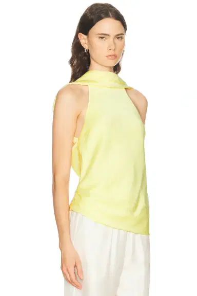 SIMKHAI Samira Satin Cape Top | Thumbnail 2 SIMKHAI Samira Satin Cape Top | Thumbnail 2