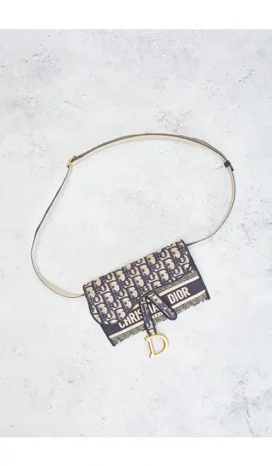 dior Dior Oblique Slim Saddle Pouch | Thumbnail 2 dior Dior Oblique Slim Saddle Pouch | Thumbnail 2