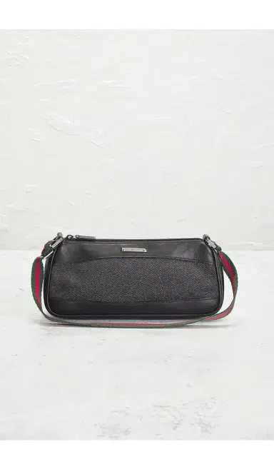 Gucci Denim Pochette Shoulder Bag | Thumbnail 2 Gucci Denim Pochette Shoulder Bag | Thumbnail 2