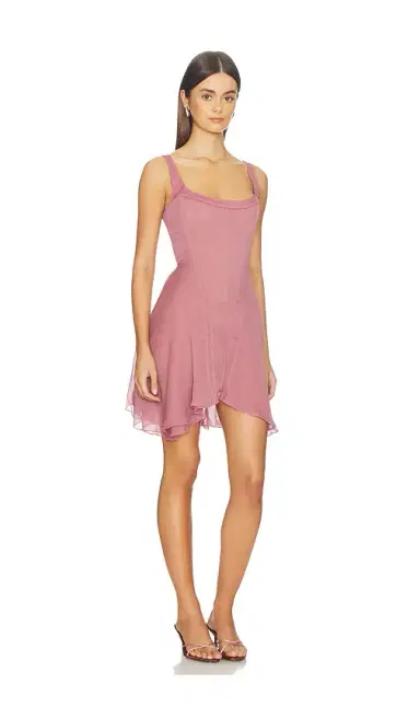 Understated Leather Sheer Honeymoon Mini Dress | Thumbnail 2 Understated Leather Sheer Honeymoon Mini Dress | Thumbnail 2