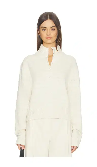 Helmut Lang Slub Button Top | Thumbnail 1 Helmut Lang Slub Button Top | Thumbnail 1