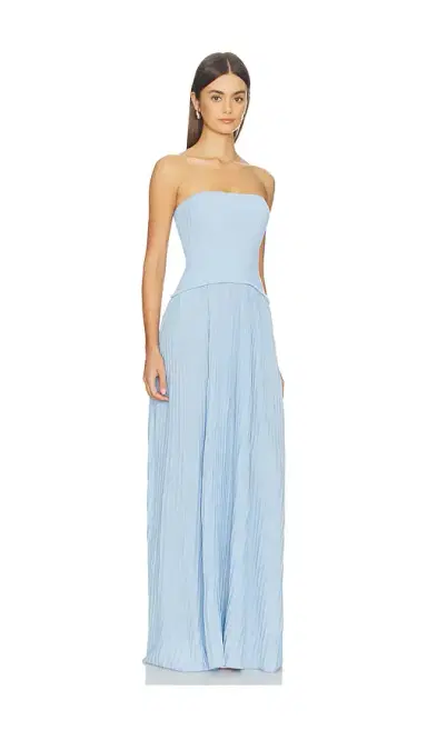 Solid & Striped The Strapless Soglio Dress | Thumbnail 1 Solid & Striped The Strapless Soglio Dress | Thumbnail 1
