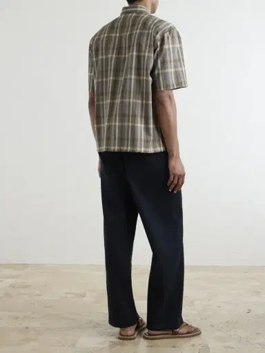 Auralee Checked Wool Shirt - Men | Thumbnail 4 Auralee Checked Wool Shirt - Men | Thumbnail 4