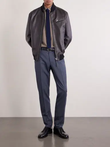 Canali Garment-Dyed Cotton and Silk-Blend Shirt - Men | Thumbnail 2 Canali Garment-Dyed Cotton and Silk-Blend Shirt - Men | Thumbnail 2