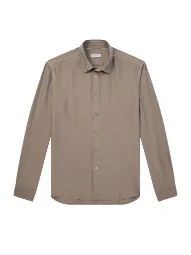 Canali Garment-Dyed Cotton and Silk-Blend Shirt - Men | Thumbnail 1 Canali Garment-Dyed Cotton and Silk-Blend Shirt - Men | Thumbnail 1