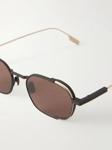 Zegna Round-Frame Titanium Sunglasses - Men | Thumbnail 3 Zegna Round-Frame Titanium Sunglasses - Men | Thumbnail 3