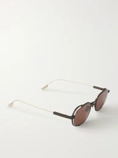 Zegna Round-Frame Titanium Sunglasses - Men | Thumbnail 4 Zegna Round-Frame Titanium Sunglasses - Men | Thumbnail 4