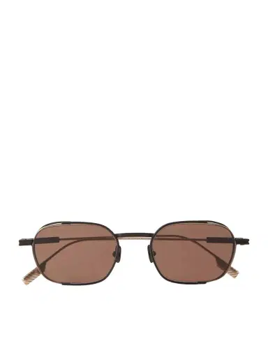 Zegna Round-Frame Titanium Sunglasses - Men | Thumbnail 1 Zegna Round-Frame Titanium Sunglasses - Men | Thumbnail 1