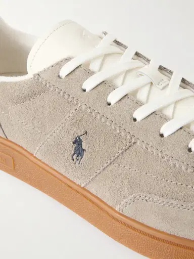 Polo Ralph Lauren Bedford Logo-Embroidered Leather-Trimmed Suede Sneakers - Men | Thumbnail 5 Polo Ralph Lauren Bedford Logo-Embroidered Leather-Trimmed Suede Sneakers - Men | Thumbnail 5