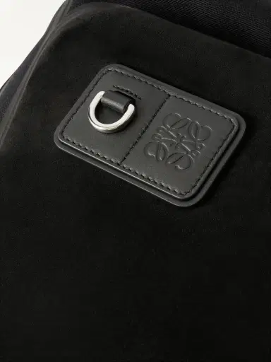 Loewe Flex Logo-Embossed Suede and Canvas Backpack - Men | Thumbnail 5 Loewe Flex Logo-Embossed Suede and Canvas Backpack - Men | Thumbnail 5